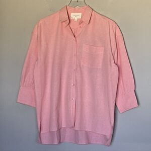 NEW Tuckernuck Pomander Place Oxford Adair Boyfriend Shirt Preppy Academia S